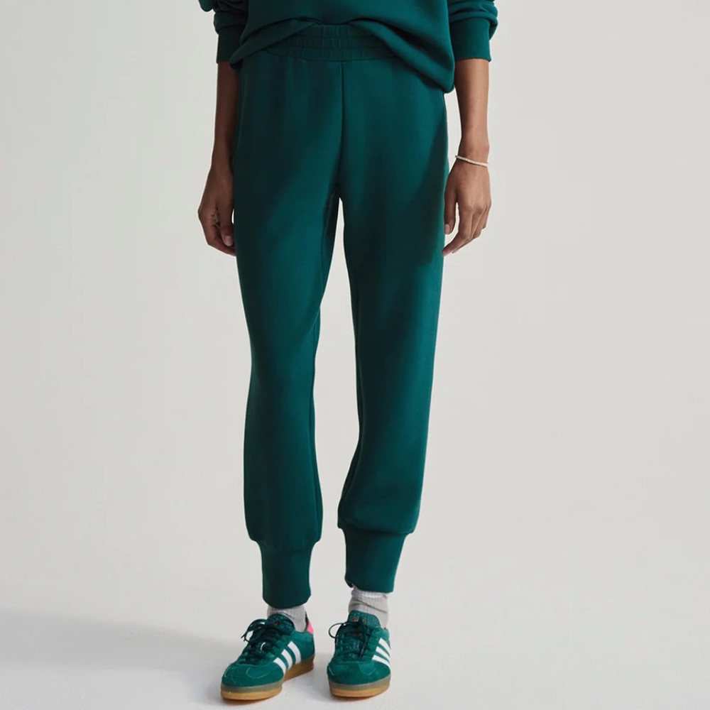 NWT Varley Slim Cuff Jogger Pants 25” in Conifer XS